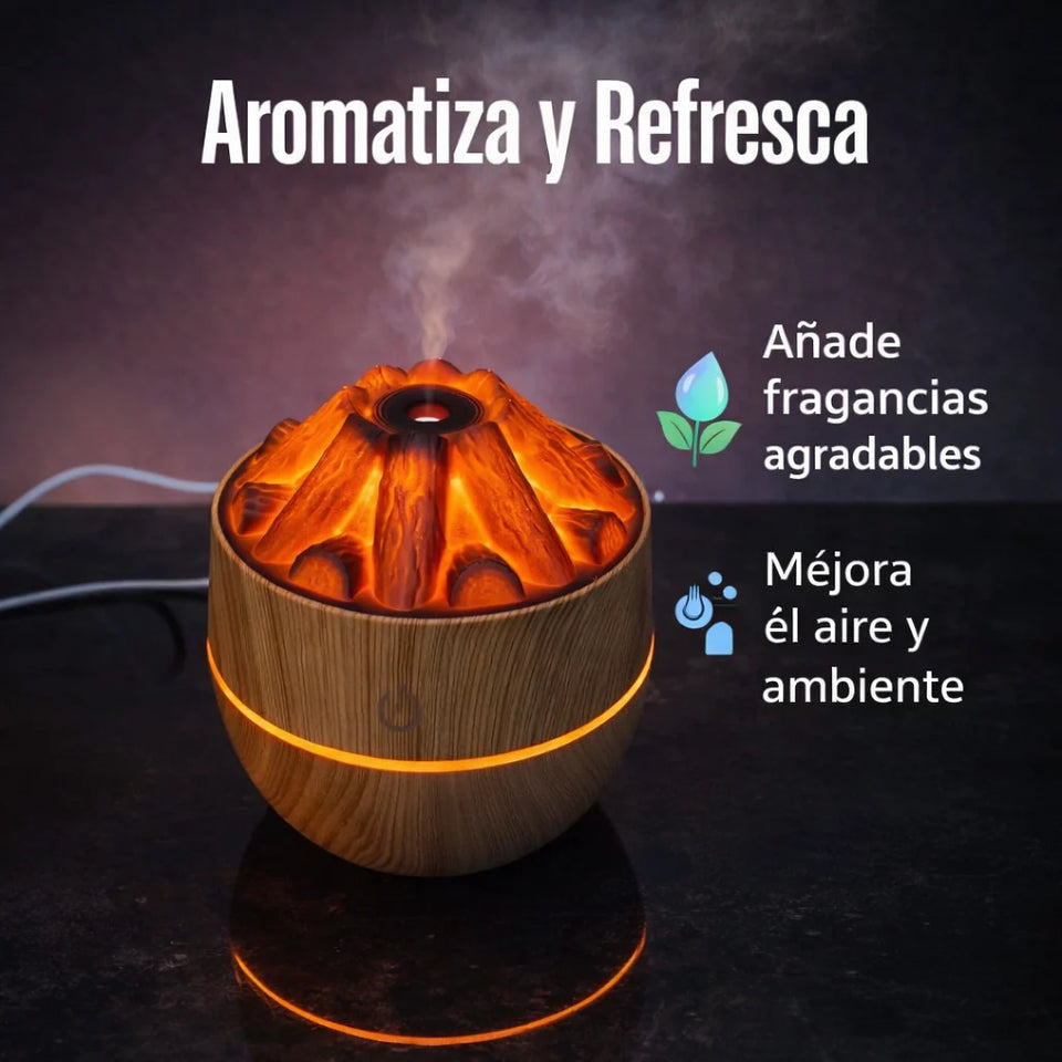 VENTILADOR RGB RECARGABLE + MINI HUMIDIFICADOR